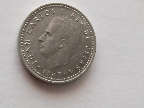 Moneda 1 Peseta (juan Carlos I Rey De España) Año 1987 (Usado)