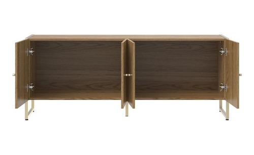 Rack Voss 146 Cm - Freijó C/ Champanhe