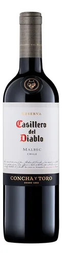 Vino Tinto Malbec Casillero Del Diablo