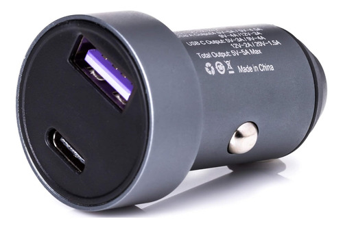 Adaptador De Cargador Rápido Para Coche 36w Usb Tipo C Pd 3.