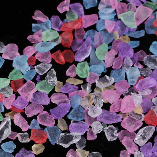 2x20g De Arena De Cristal Decorativa Coloreada Diy Joyería