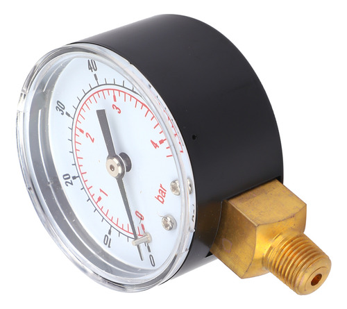 Manómetro De Presión De 0-60 Psi, 0-4 Bar, Esfera De 50 Mm,