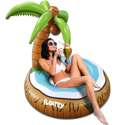 Flotador De Piscina Floatey Palm Tree - Xtralarge 48 Pulgada