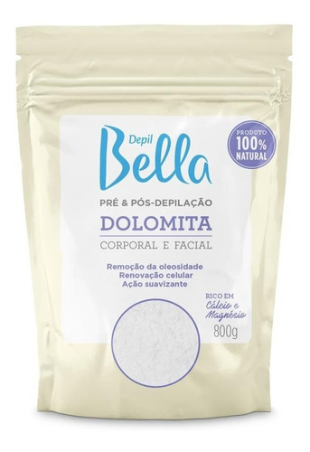 Dolomita Pura Depil Bella Em Pó Clareadora Facial E Corporal