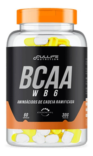 Bcaa Wb6 60 Cáps - Fullife - Recuperação + Massa Muscular
