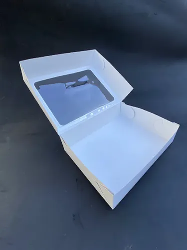 Caja Rectangular Chica Alfajores Chocolates Conitos X 20