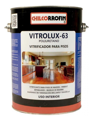 Barniz Chilcorrofin Vitrolux 63 Natural Brillante 1 Gln