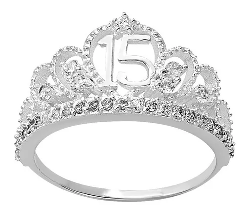 Anillos 15 años plata hotsell