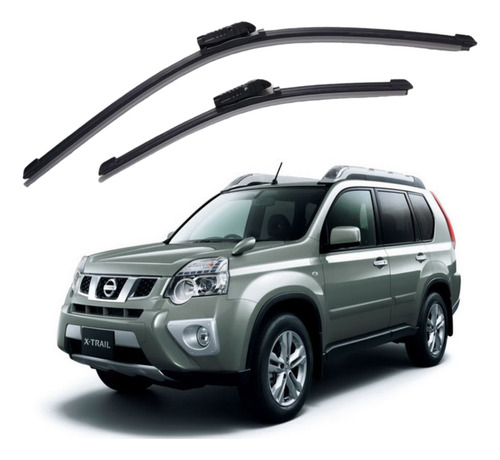 2 Plumas Limpiadoras Tipo Banana Nissan X-trail 2007-2014