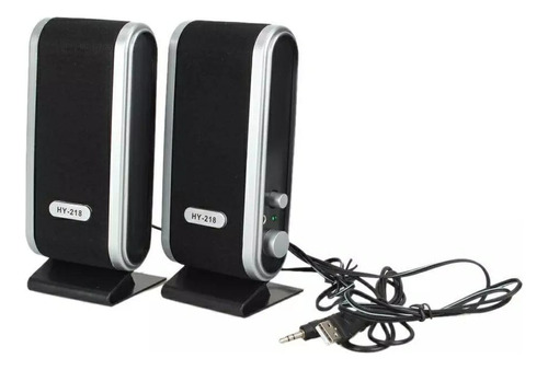 Parlante Amplificador De Audio Con Usb / 2 Piezas / Portátil