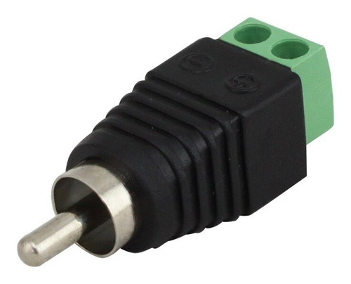 Conector Rca Macho Con Tornillo Terminal Tipo Borne