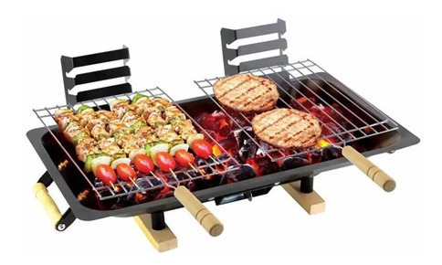 Imagen 2 de 5 de Parrillera Chic Carbon Portatil Ideal Para Playa, Casa, Etc
