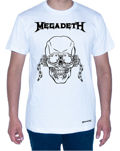 Camiseta Megadeth Rock Metal Music