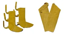 Comprar Kit Polainas + Mangas Soldador Cuero Descarne Ropa Trabajo  