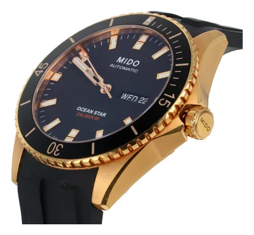 Mido ocean star gold clearance