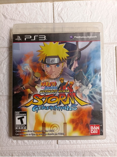 Naruto Shippuden Ultimate Ninja Storm Generations Ps3 Usado 