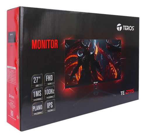 Monitor Gamer 27  Teros T-2711s Full Hd 1920x1080 Ips 100hz