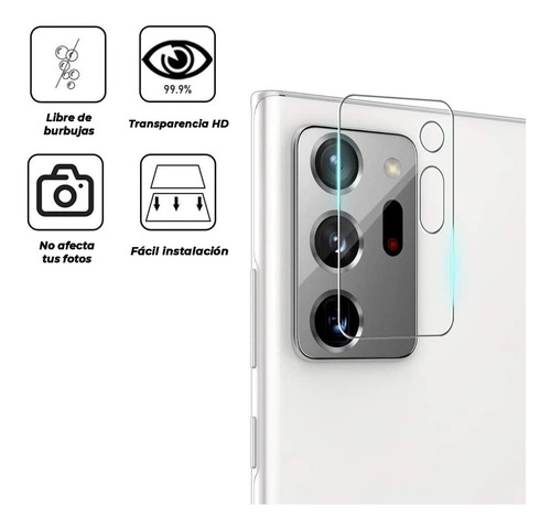 Vidrio Protector Camara Samsung Note 20 Ultra Nuglas
