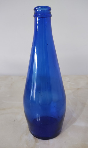 Botella De Vidrio Azul (500 Ml)