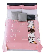 Comprar Cobertor Ligero Ultrasuave Cat Rosa Mat\u002Find Concord