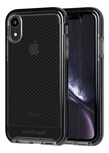 Forro Para iPhone XS Max Tech21 Case Smokey/black