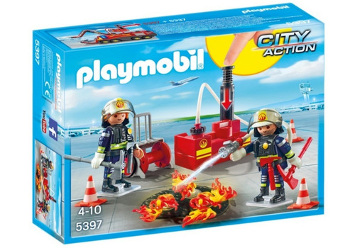 Playmobil 5397 Brigada De Bomberos Orig Intek Mundo Manias