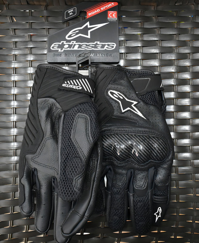 Luva Alpinestars Smx-1 Air V2 Negro Tamaño M