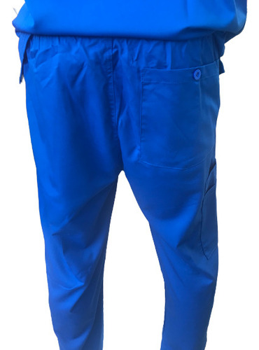 Pantalón Clínico Hombre Azulino Antifluidos. Tallas S-xxl