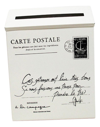 Postal Correio Europeia Com Fechadura De Parede S De Bege