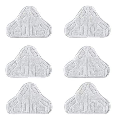 6 Almohadillas Para Mopa A Vapor H2o X5, Lavables Nuevo