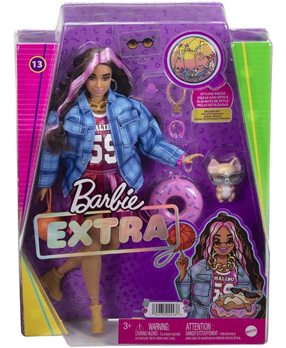 Muñeca Barbie Extra N°13 Mattel 