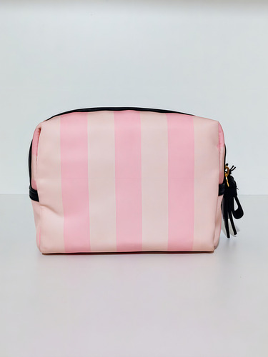 Victoria's Secret Necessaire Frasqueira Rosa Glam Listrado
