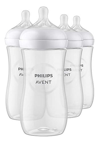 Avent Natural Baby Bottle With Natural Response Nipple, Clea