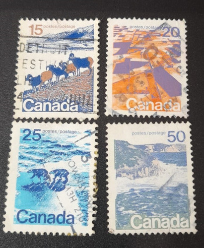 Sello Postal Canadá - Paisajes 1972