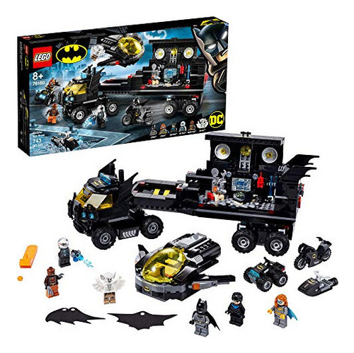 Lego Dc Mobile Bat Base 76160 Batman Building Toy, Gotham Ci