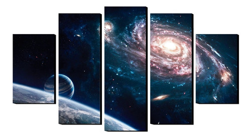 Cuadro Decorativo Galaxia Universo 150 Cm X 90 Cm