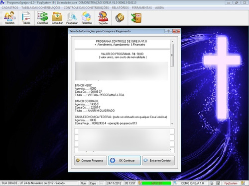 Programa Para Controlar E Administrar Igrejas V1.0 Fpqsystem
