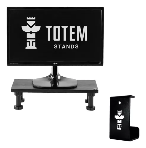 Tarima Pedestal Elevador Monitor Tv Base Soporte Totem Stand