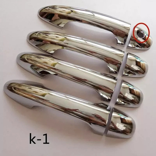 Kit Tapas Cubre Manillas Cromadas Toyota Fortuner 17-23