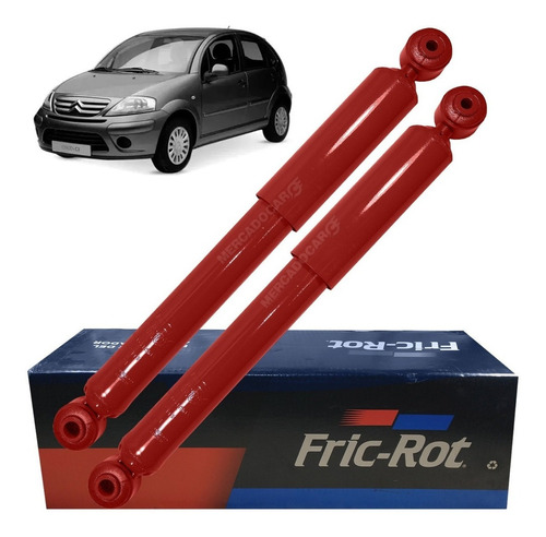 Kit 2 Amortiguadores Tras Citroen C3 1.6 16v Fric-rot - 2005