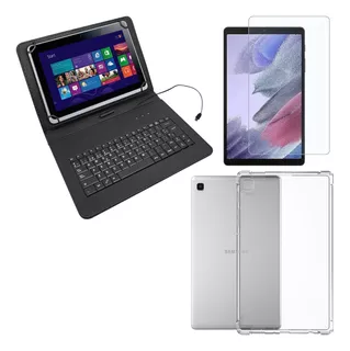 Funda Teclado Incorporado Para Tablet A7 Lite +funda +vidrio