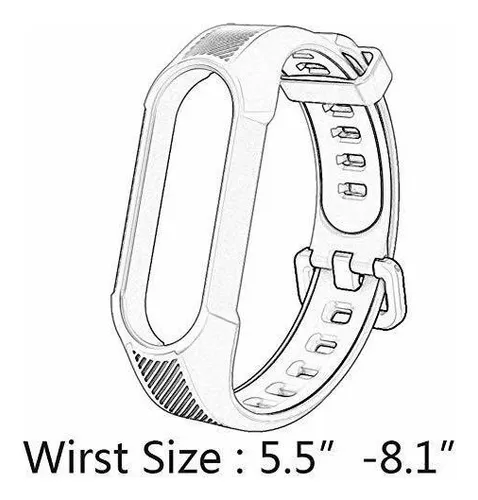 Malla De Silicona Para Reloj Xiaomi Mi Band 6 Band/mi Band 5