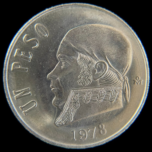 Mexico, Peso, 1978. Jose Maria Morelos. Sin Circular