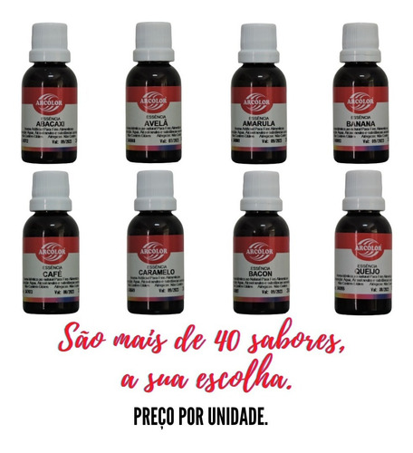 Essência Alimentícia Arcolor 30ml - Escolha Os Sabores