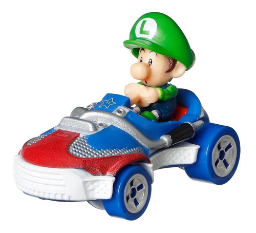 Imagem 1 de 3 de Baby Luigi Mario Kart Sneeker Hot Wheels Mattel