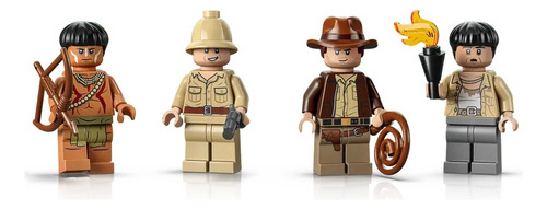 Kit Lego Indiana Jones Templo Del Ídolo Dorado 77015 3+ Cantidad de piezas 1545
