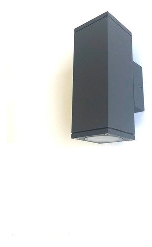 Luminaria Exterior Cubo 2 Luces Para Lampara Gu-10