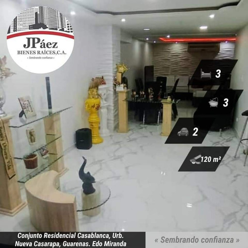 Imagen 1 de 19 de Townhouse En Venta Nueva Casarapa Guarenas Edo Miranda