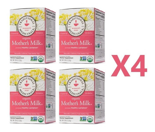 Mothers Milk Te Que Promueve Lactancia Materna Pack De 4