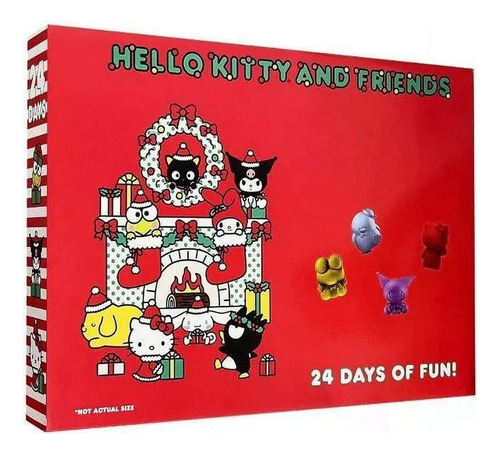 Hello Kitty Calendario Adviento Navidad 24 Squishes 